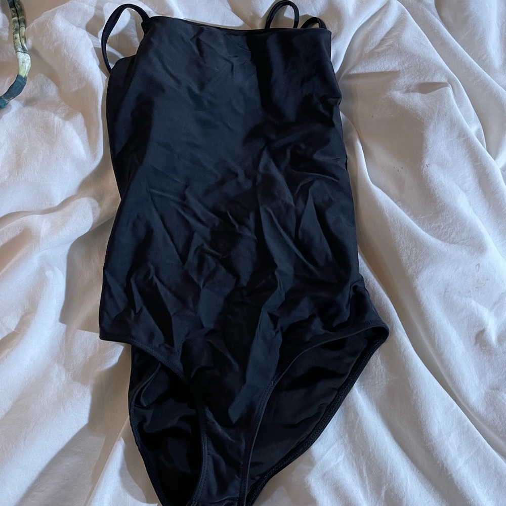 Beach Riot black one piece bikini